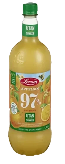 Lerum Appelsinsaft U/Sukker 1,35l