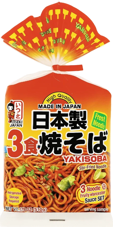 Itsuki Yakisoba Nudler 3-pack 510g