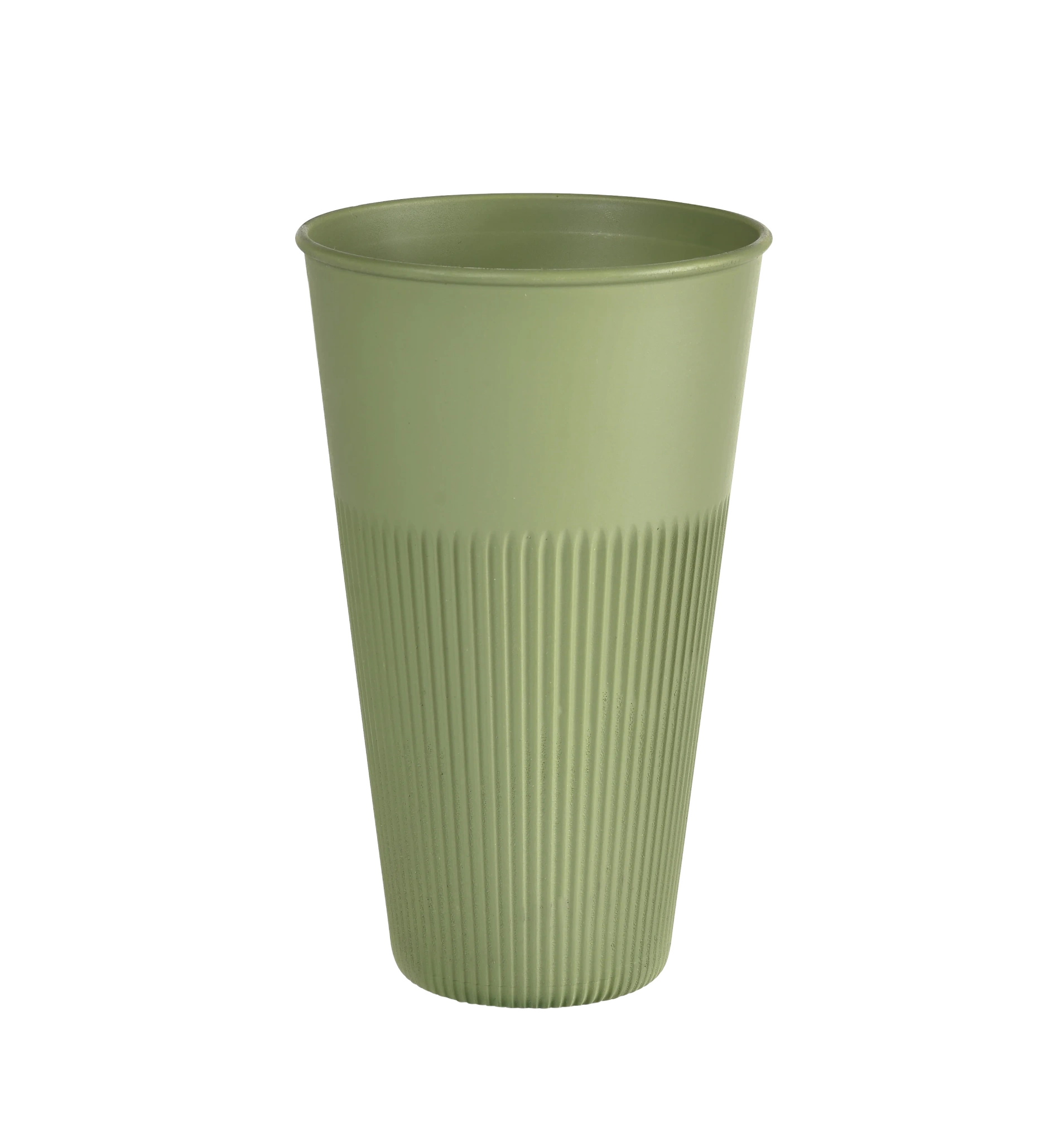 Drikkeglass Stripes Pp Gjenbrukbar 48cl Grønn