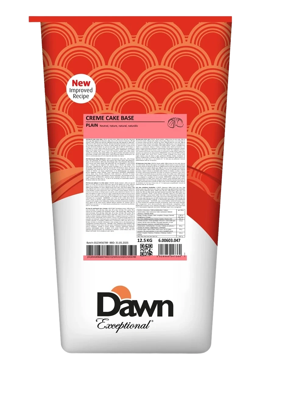 Créme Cake Mix Neutral amerikansk