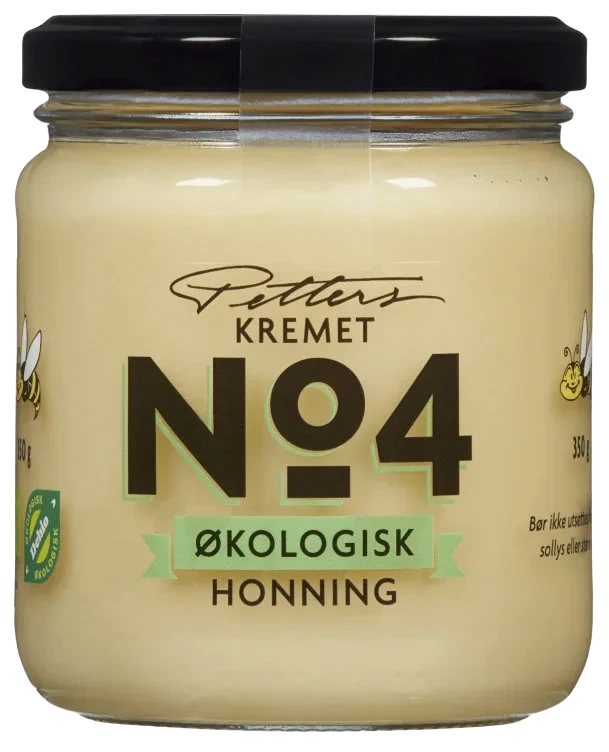 Honning No.4 Kremet Økologisk 350g