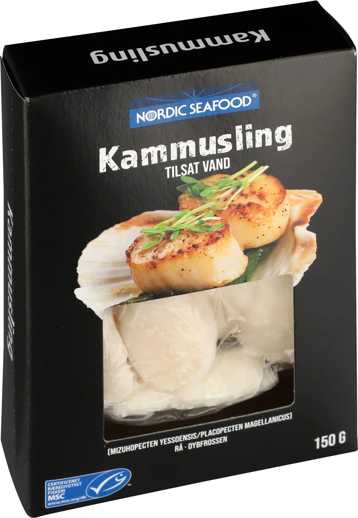 Nordic Seafood Kammusslor tillsatt vatten