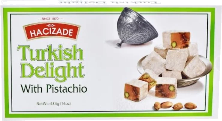 Hacizade Turkish Delight Pistasj 454g