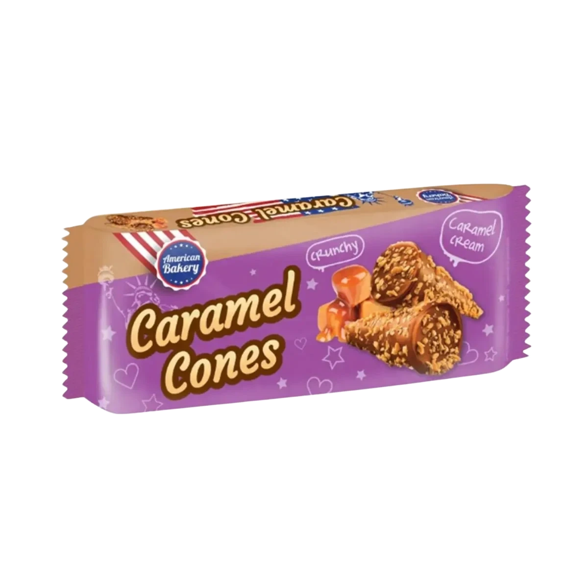 American Bakery Caramel Cones 112 g