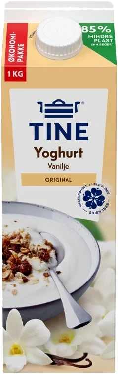 Yoghurt vanilje  1kg