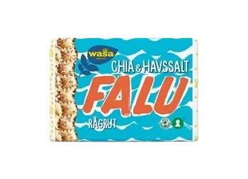 Wasa Knekkebrød Falu Rågrut Chia&Havsalt 235g