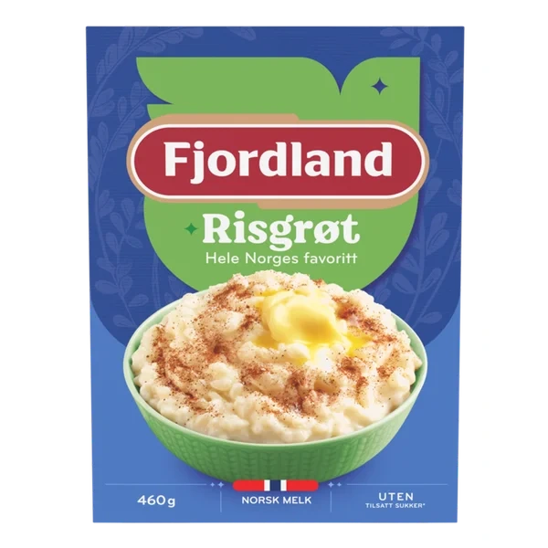 Risgrøt U/sukker Fjordland 460g