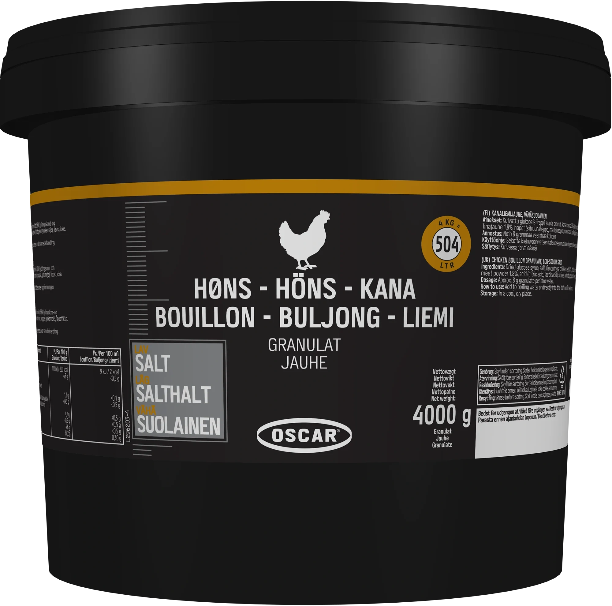 Hönsbuljong granulat Lättsaltad