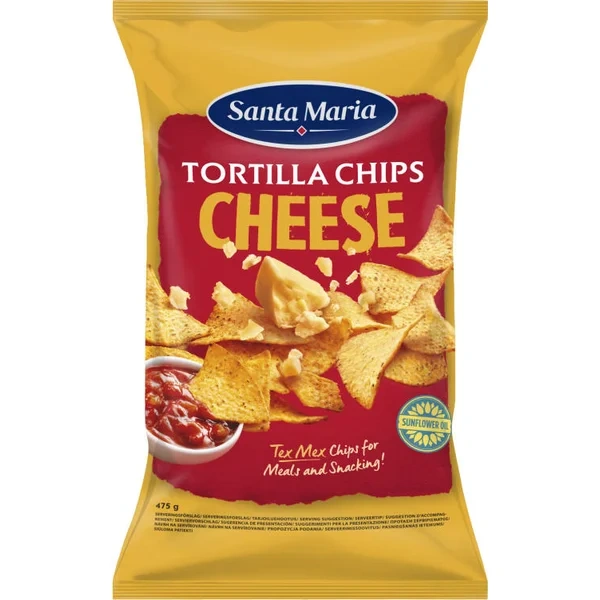 Tortilla Chips Cheese 475g Santa Maria