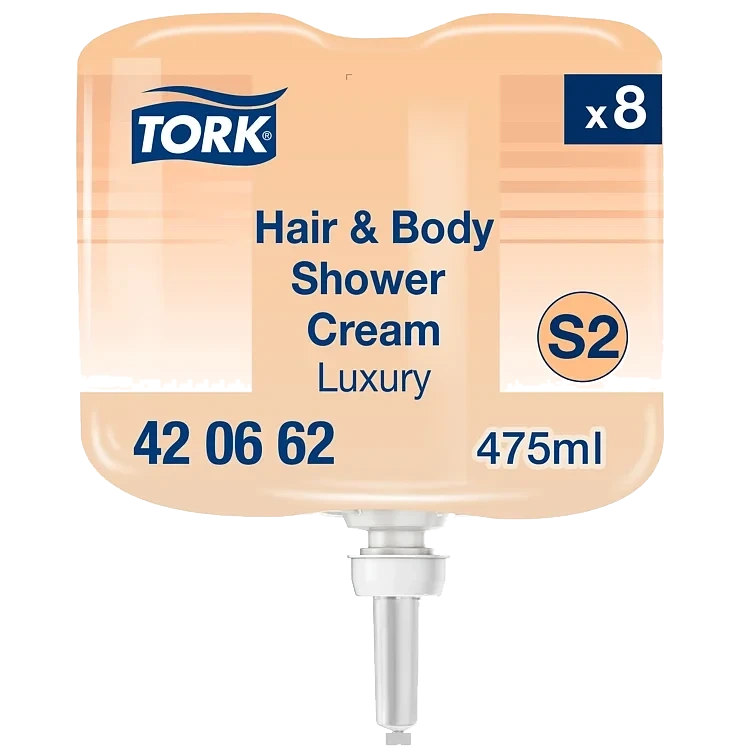 Tork Luksus Hår- og Dusjsåpe Mini 475ml S2