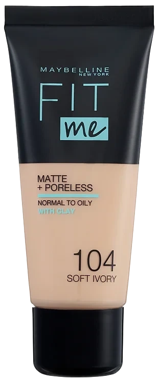 Maybelline New York Fit Me Matte + Poreless Foundation 104 Soft Ivory