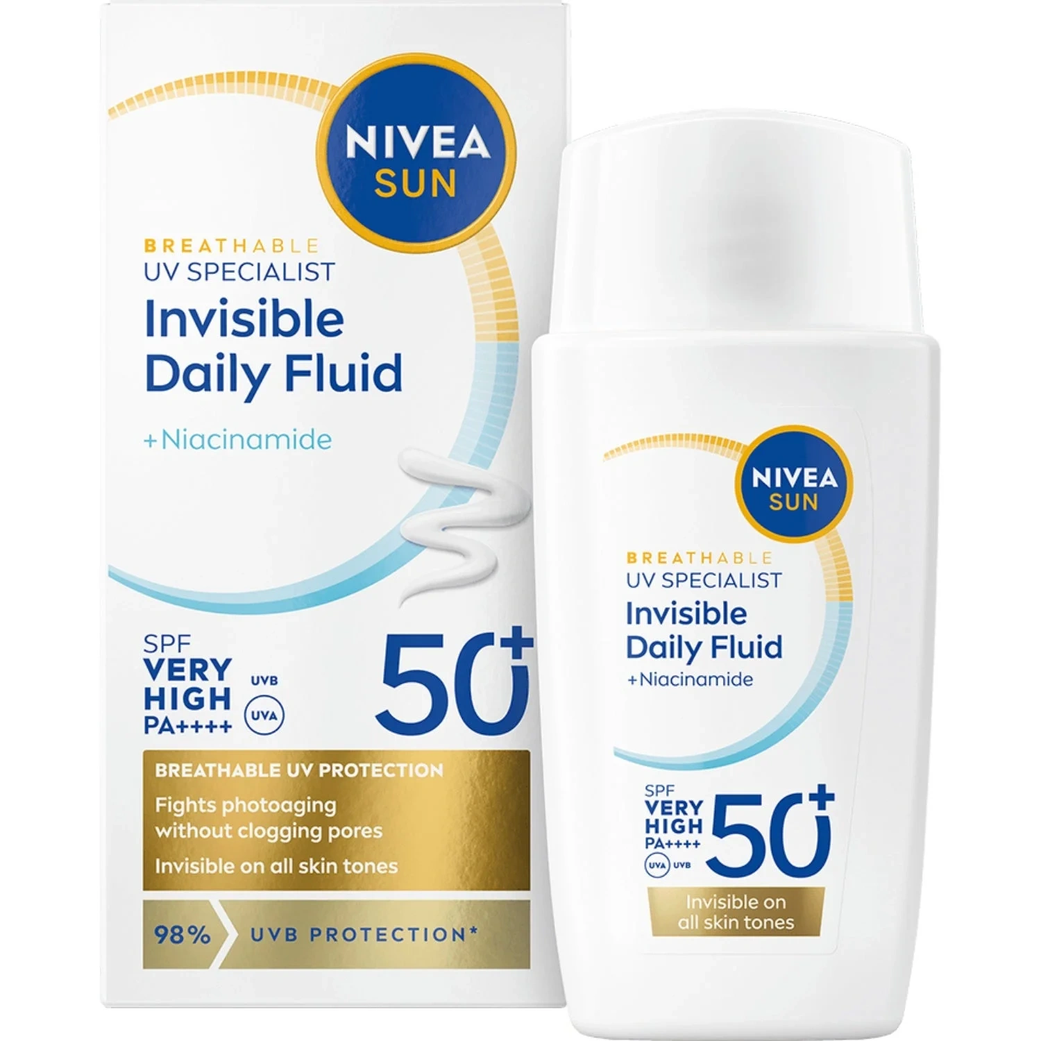 NIVEA UV Face Invisible Daily Fluid SPF50+