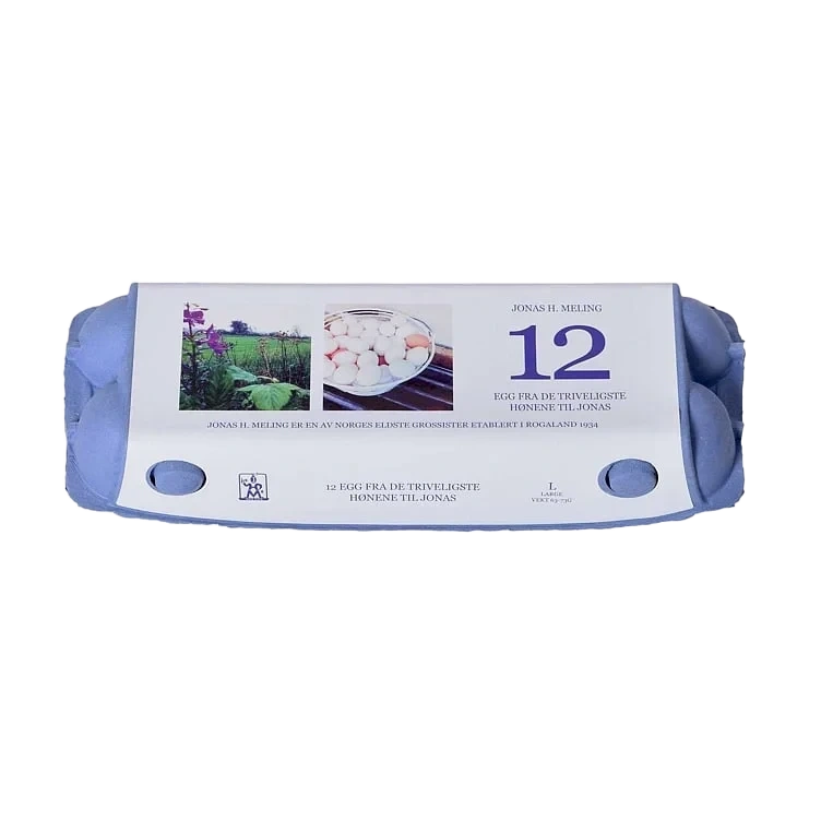 Egg l12 store 12stk 815g