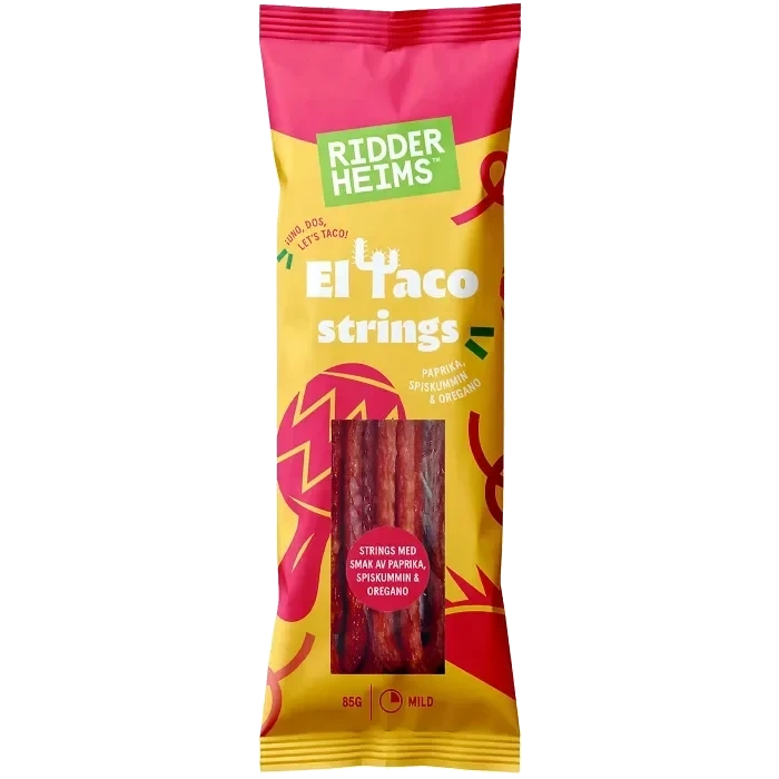 Ölkorv El Taco Strings 85g Ridderheims