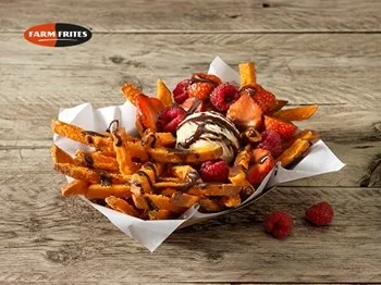 FARM FRITES FROSEN Sötpotatis Pommes