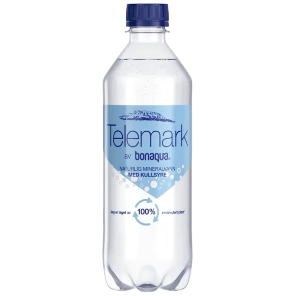 Telemark kildevann m/kullsyre naturell   24x0,5l