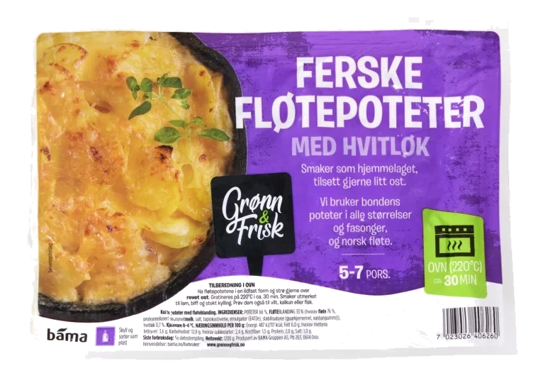 Fløtepotet Hvitløk 1,2kg Grønn&Frisk