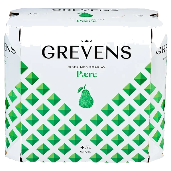 Grevens Cider Pære 0,5l Bx 6stk