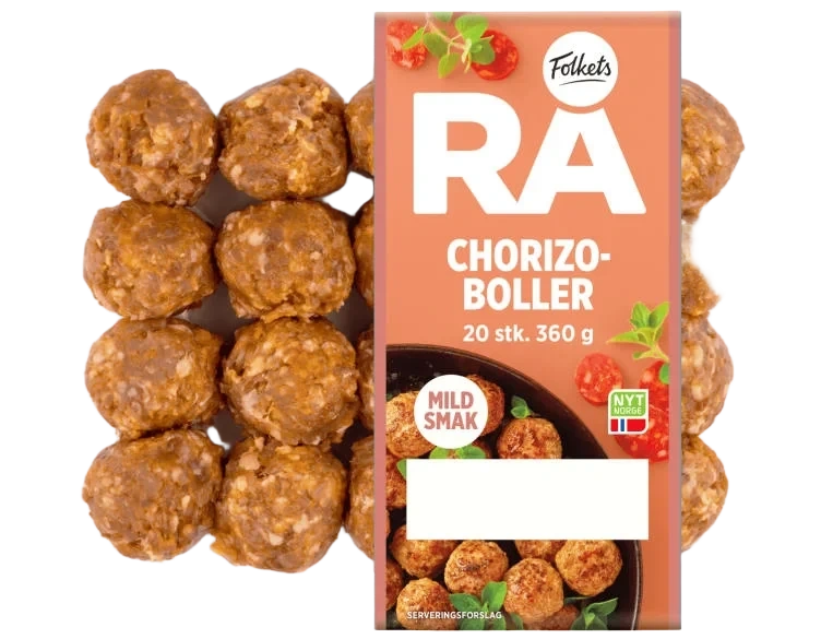 Chorizoboller Rå 360g Folkets
