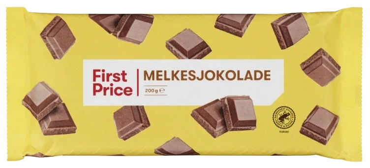 Melkesjokolade 200g First Price