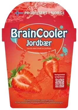 Braincooler slush jordbær 1l