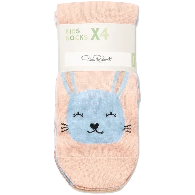 Strumpor Barn Djur 4-pack Stl. 33-36