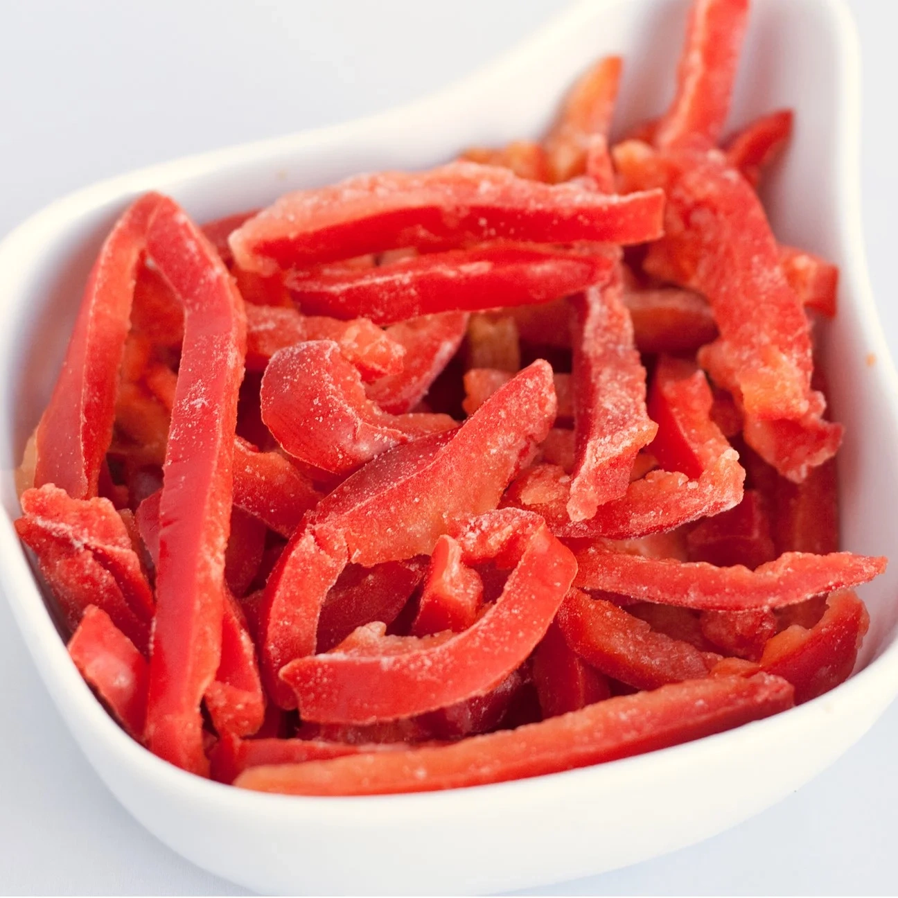 Paprika röd strimlad KRAV