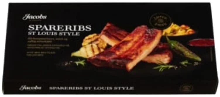 Spareribs Ca700g Jacobs Utvalgte