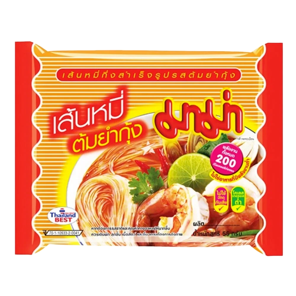 Mama Risnudler Tom Yam Vermicelli 55g