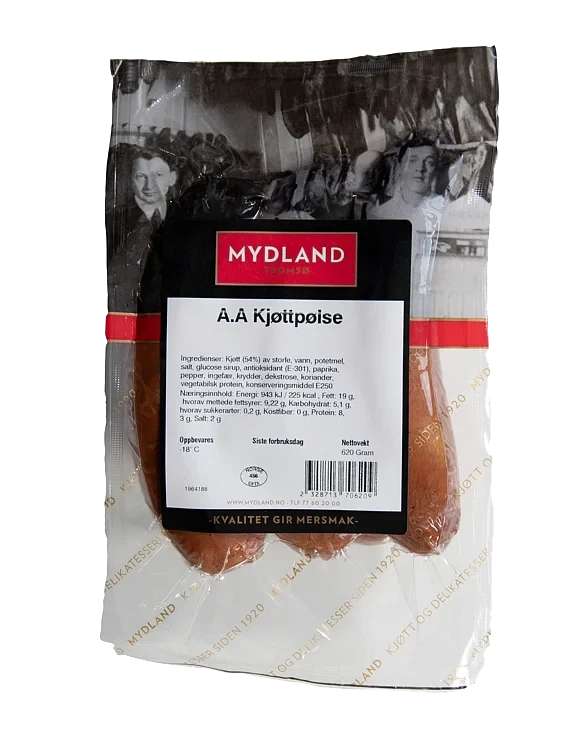 Aa kjøttpølser uten allergen   kg