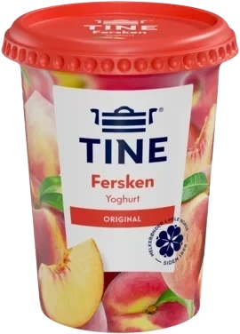 Youghurt fersken 500g