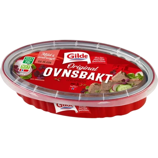Gilde Ekte Ovnsbakt Leverpostei 190g