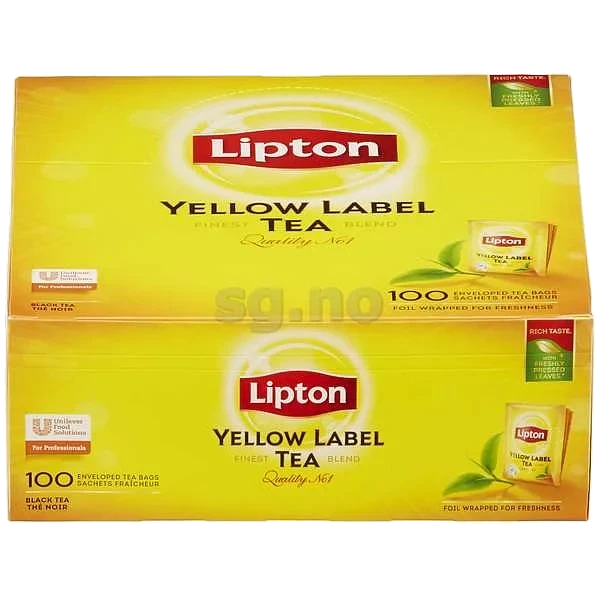 Yellow label te         100bg
