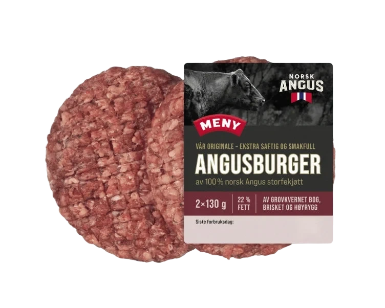 Angusburger 2x130g Meny