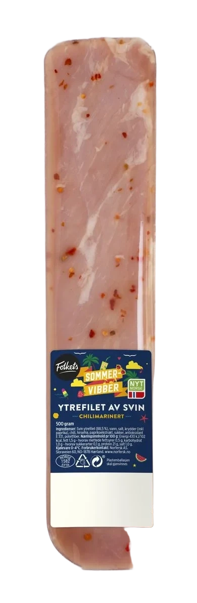 Svin Ytrefilet Chilimarinert 500g Sommervibber