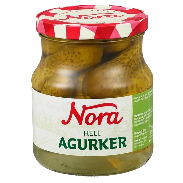 Agurker Hele 580g Nora