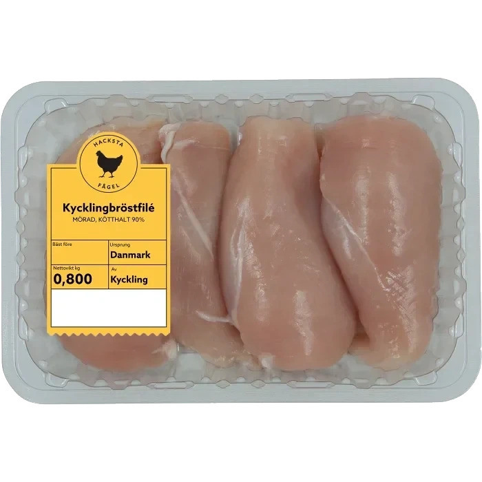 Kycklingbröstfilé 800g Hacksta Fågel