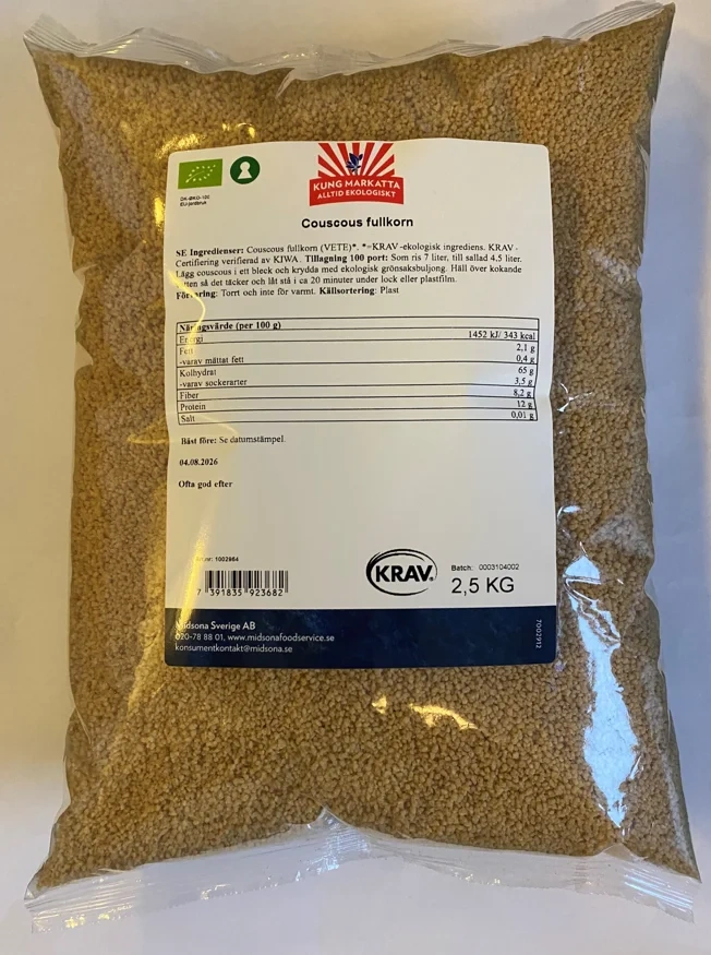 Couscous Fullkorn