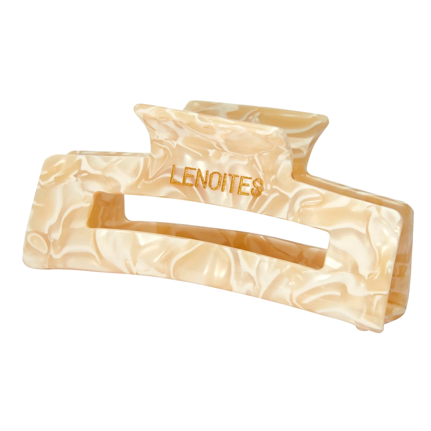 Lenoites Hair Claw Champagne Pearl