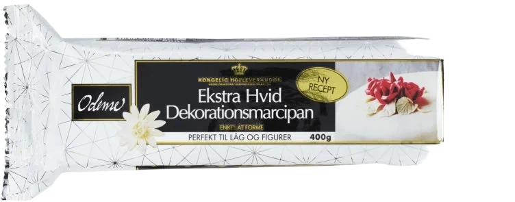 Ekstra Hvit Dekorasjonsmarsipan 400g