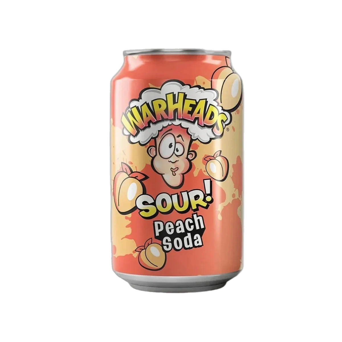 Warheads Sour Soda Peach 330 ml