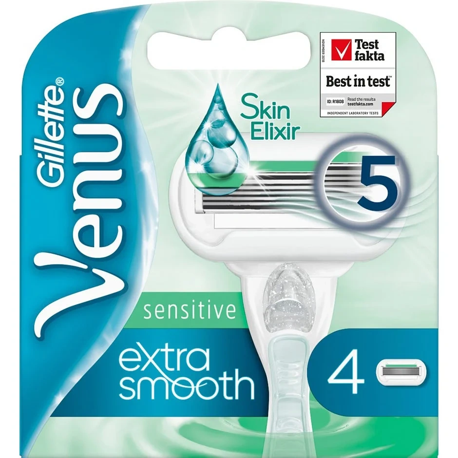 Gillette Barberblad Venus Extra Smooth 4 blader