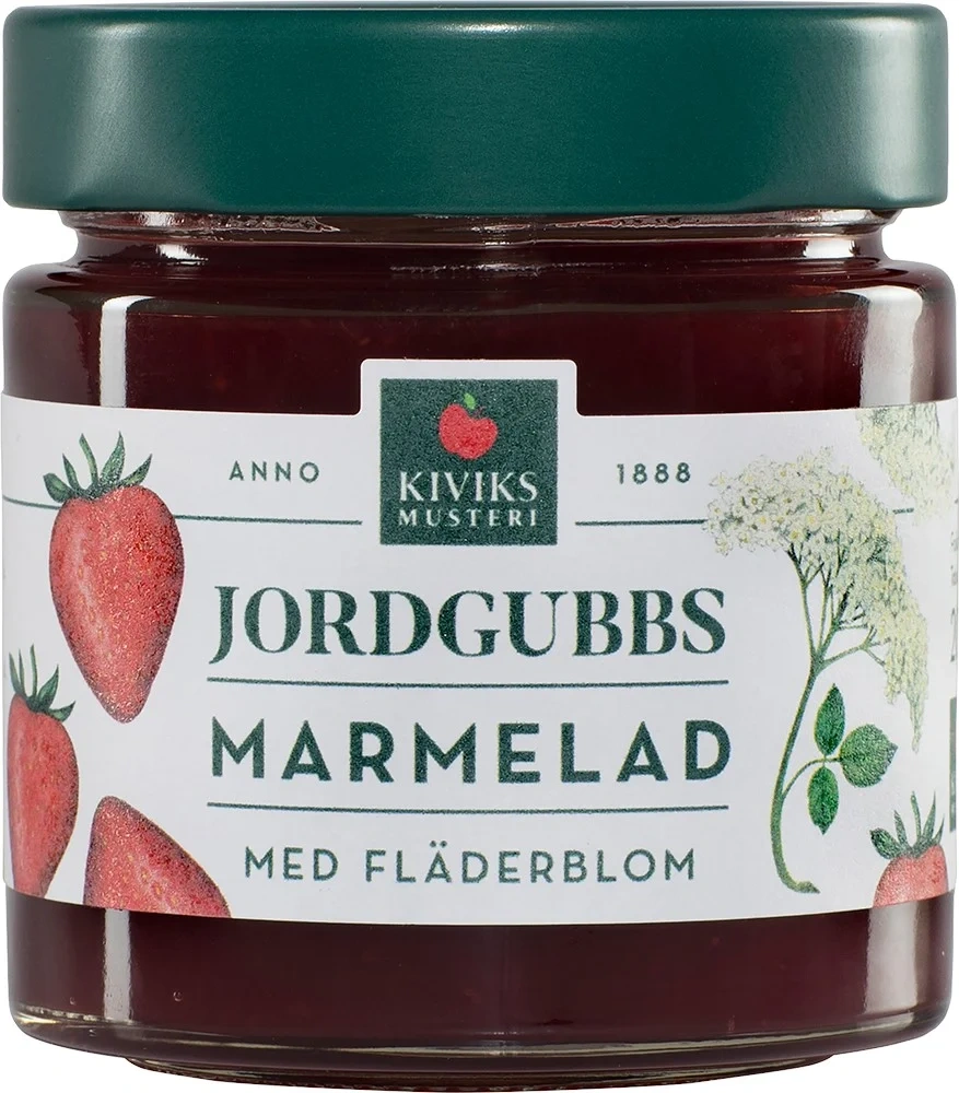 Jordgubb/Flädermarmelad