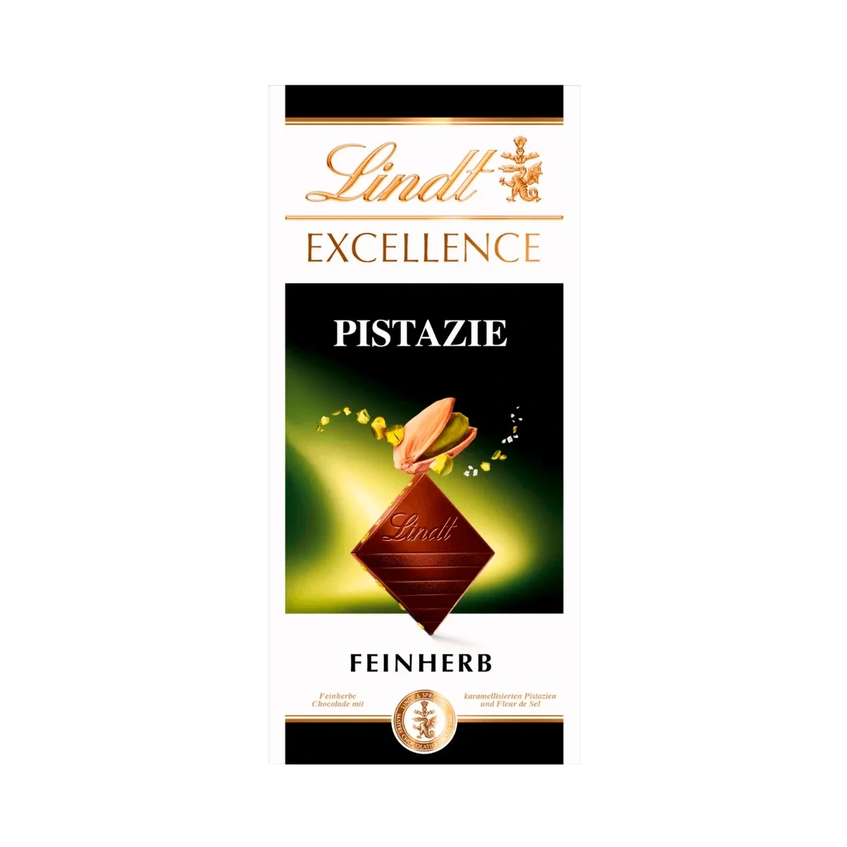 Lindt Excellence Pistachio Dark Chocolate 100 g DATOVARE