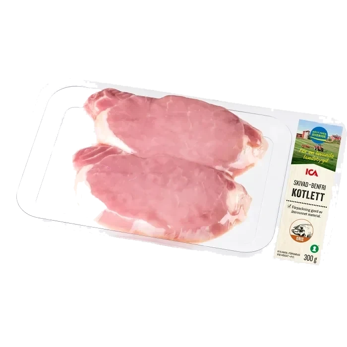Kotlett Färsk Skivad Benfri 300g ICA