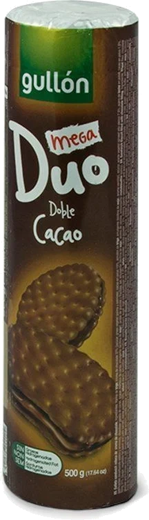Gullon MegaDuo Dobbel Kakao 500g
