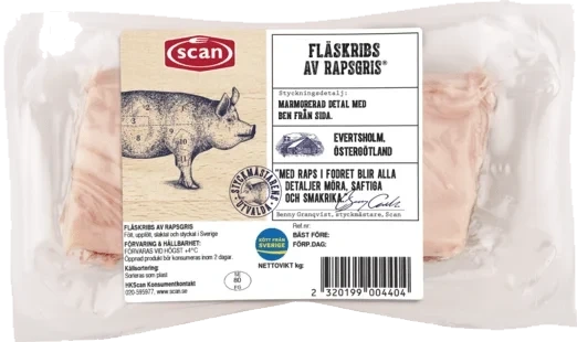 Fläskribs