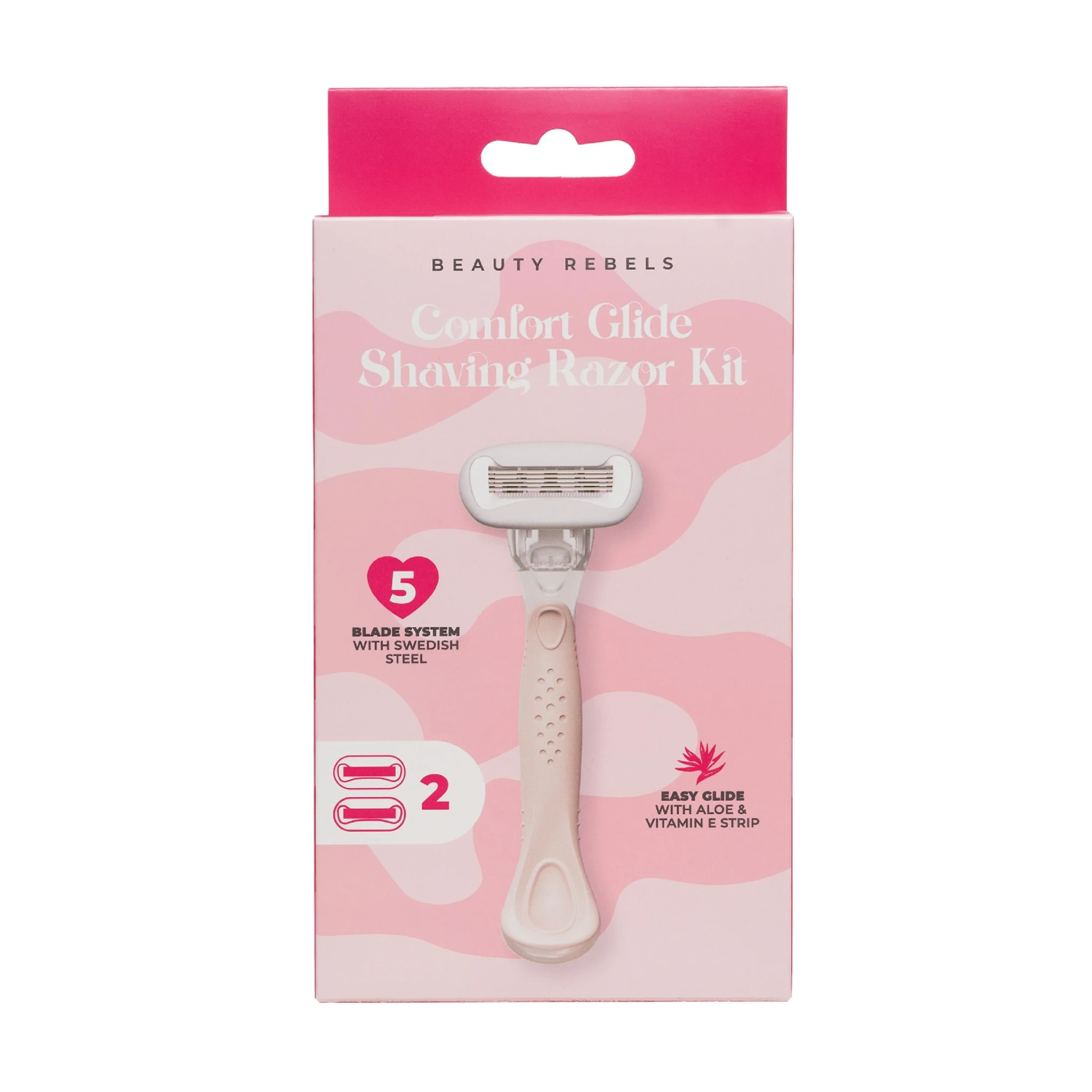 Beauty Rebels Comfort Glide Shaving Kit, 1 sett