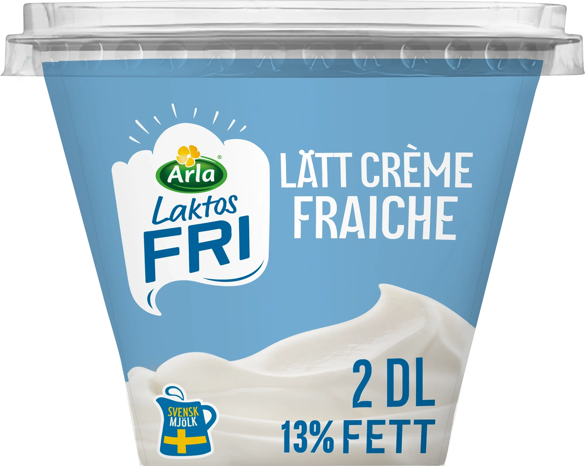 Laktosfri lätt crème fraiche 13%