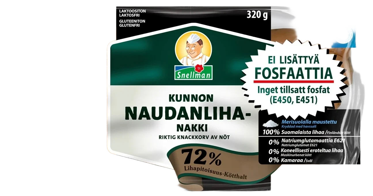 Riktig knackkorv av nöt